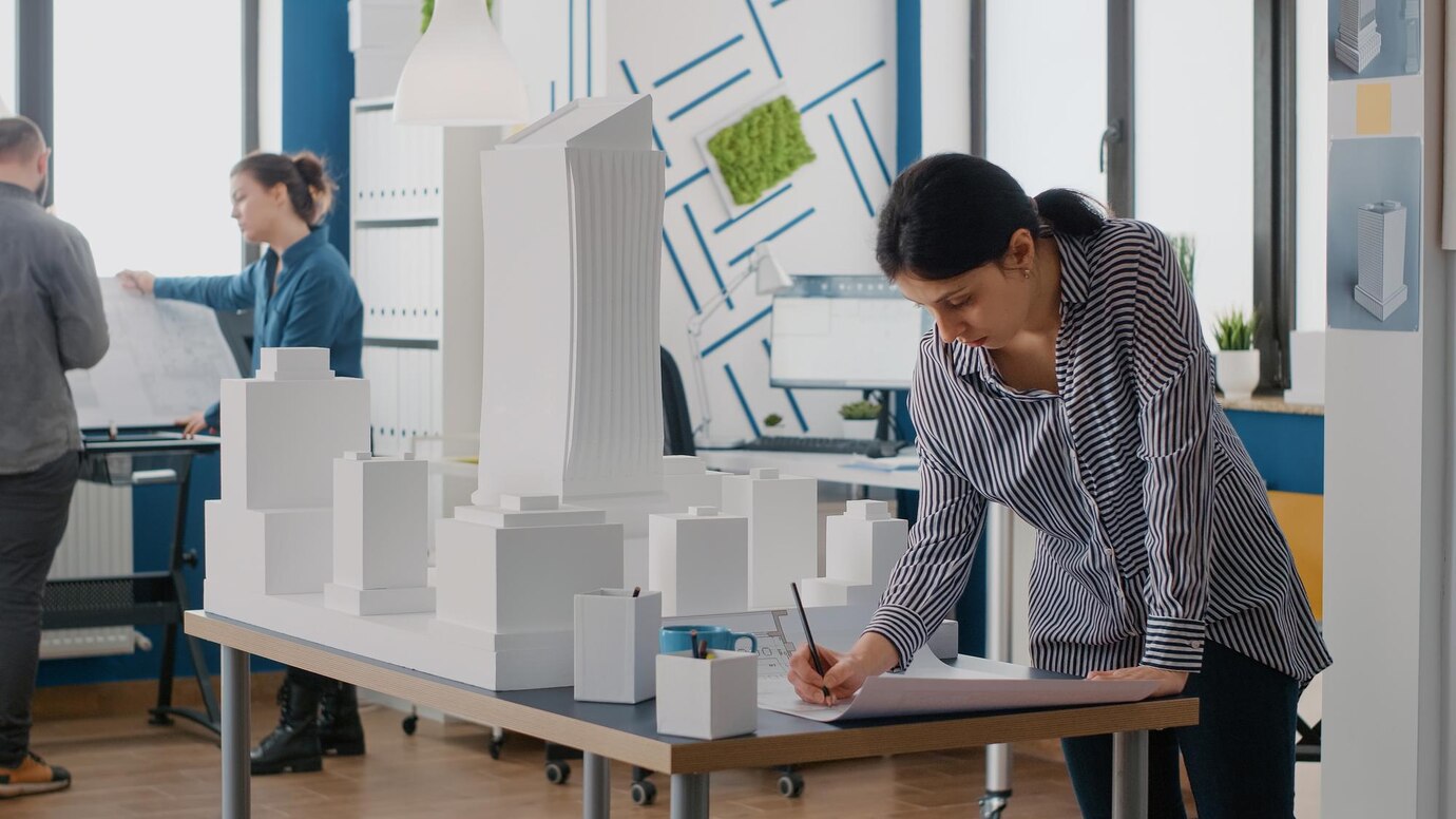 BIM model of a building under design