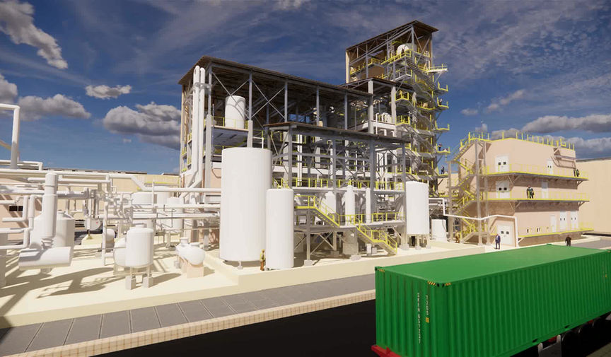 Chemical Plant — BIM model flythrough