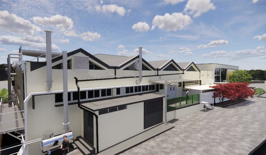 Manufacturing Facility — BIM model flythrough