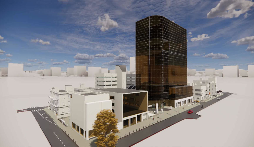 Shopping Avenue — BIM model flythrough